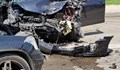 Пиян шофьор се заби в уличен стълб на кръстовище в Русе