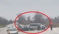 Катастрофа затруднява движението по пътя София – Варна