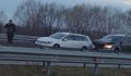 Три коли се блъснаха на АМ Тракия край Пловдив