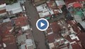 Кадри от дрон показват щетите след тайфуна във Филипините