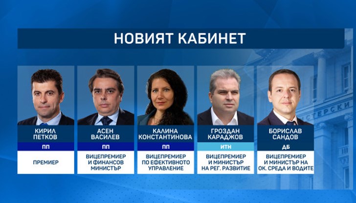 Според предварителните заявки от партиите, премиер ще е Кирил Петков, а вицепремиерите ще са петима