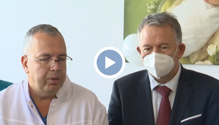 Министърът на здравеопазването д-р Стойчо Кацаров откри ремонтиран етаж в СБАЛАГ "Майчин дом" в София