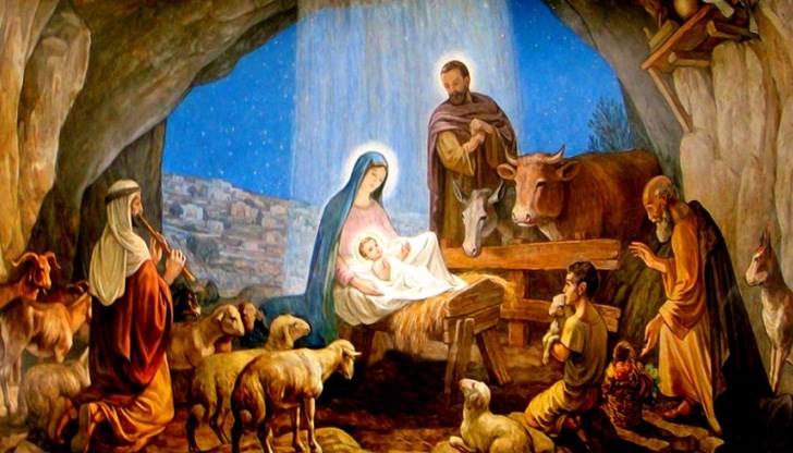 На 25 декември Исус Христос се е въплътил от Светия Дух и се е родил от Дева Мария, за да спаси човешкия род