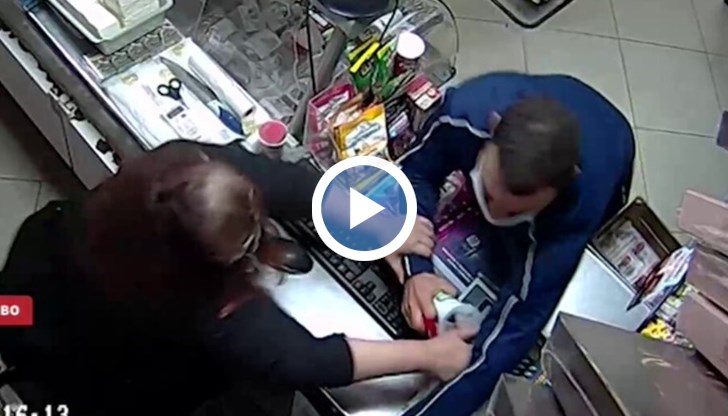 Охранителни камери са заснели дръзкия обир