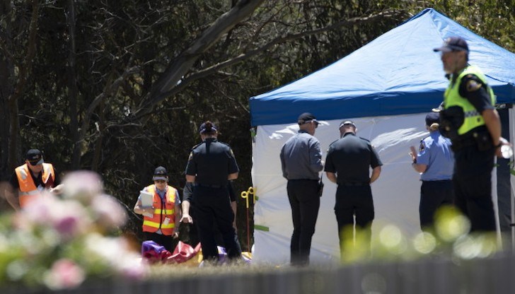 Надуваемият замък е бил доставен в училището за тържество за края на учебната година там