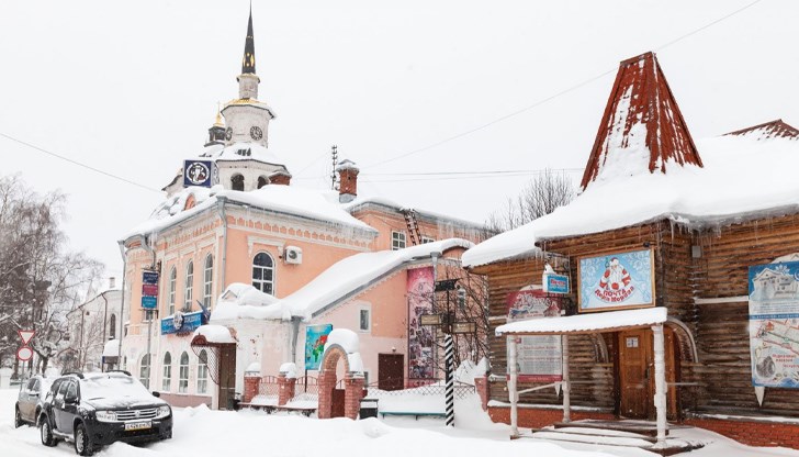 Северният руски град Великий Устюг е приютил резиденцията на Дядо Мраз