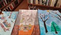 Рисунки от Румъния участват в конкурса „Зимна приказка“ в Караманово