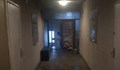 Горя апартамент на 14-тия етаж в блок в квартал "Дружба"
