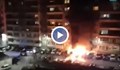 Бездомник пали огън да се стопли, но изгоряха коли и балкони