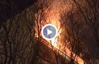 Взрив и пожар във варненски блок