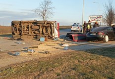 Катастрофа на пътя Сливо поле Борисово е станала този следобед По