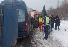 Инцидентът е станал край ДрагичевоЕкип на Европейския център за транспортни