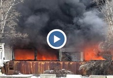 Пожар гори в столичния квартал Дружба По информация на огънят е възникнал