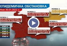 Постепенно натискът върху болниците се засилва Само един регион остана във
