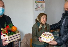 Радостно събитие беляза вчерашния ден в село Ряхово Жителката на селото