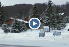 Ледено утро на прохода Петрохан Температурата е минус 13 градуса Снежната