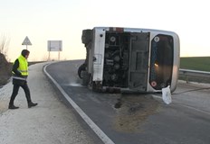 Деветима са пострадалите от преобърналия се автобус в Русенско Това съобщи регионалният