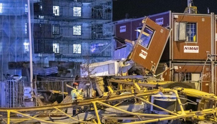 Бурята Малик премина през Скандинавския полуостров