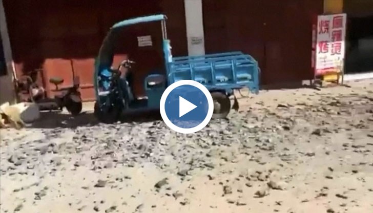 Към епицентъра на труса е изпратен 60-членен екип за търсене и спасяване