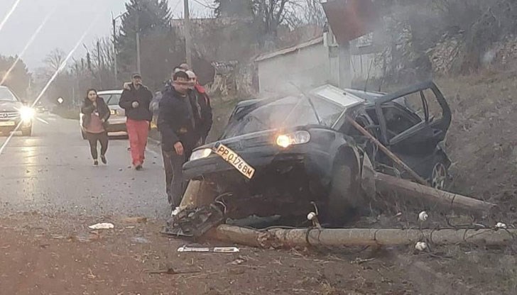 Инцидентът стана на пътя Разград - Шумен на изхода на селото