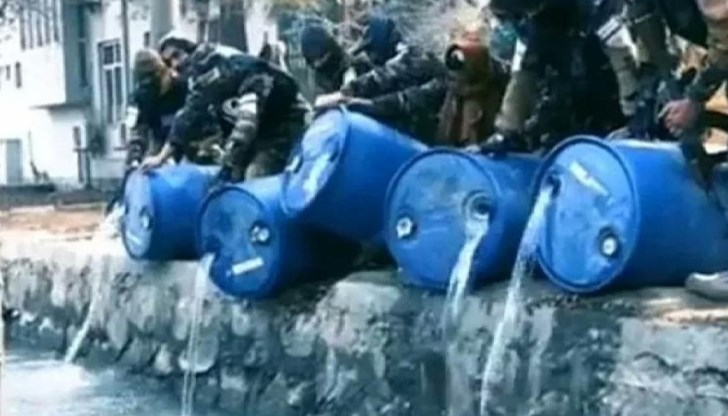 Показната акция е съпътствана от религиозно съобщение