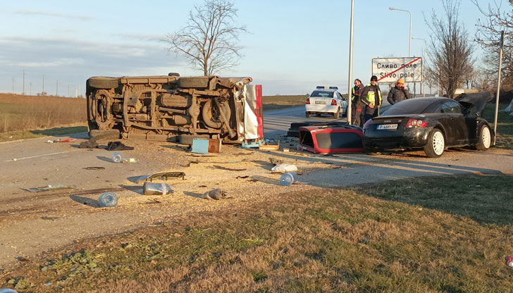 Катастрофа на пътя Сливо поле - Борисово е станала този