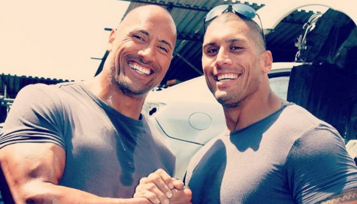 Дуейн Джонсън и Таноай Рийд са и далечни братовчедиКогато на