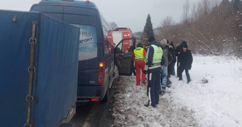 Инцидентът е станал край ДрагичевоЕкип на Европейския център за транспортни