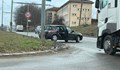 ТИР блъсна кола в района на "Охлюва" тази сутрин