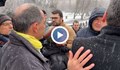 Протестиращи пред паметника на Съветската армия прогониха трима гербаджии