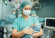 Майката казва че било фантастично да види на дигиталния монитор