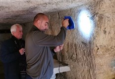 Средновековния скален манастир в околностите на село Крепча Поповско е