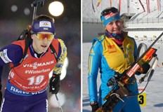 Звездите на украинския биатлон Юлия Джима и Дмитро Пидручни бяха
