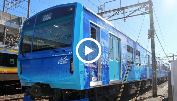 Влаковете от този тип могат да изминат 140 километра с едно водородно зареждане