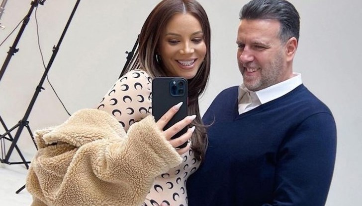 Това е първото дете на певицата от съпруга ѝ Жорж Башур Това е първото дете на певицата от съпруга ѝ Жорж Башур