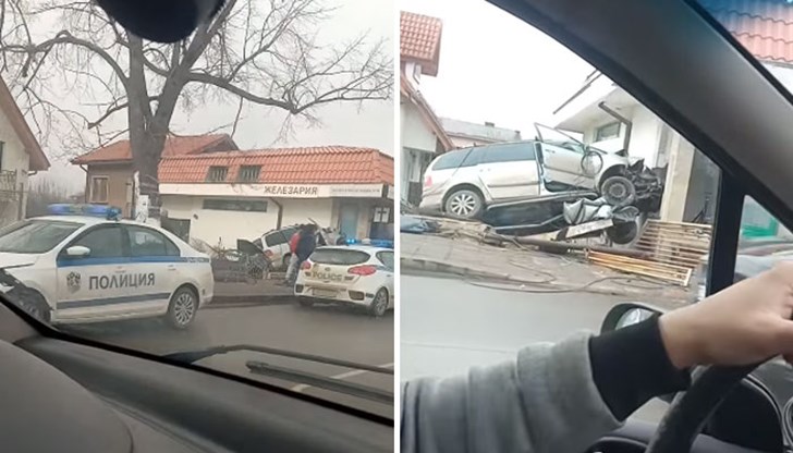 Двама пътници са пострадали Двама пътници са пострадали