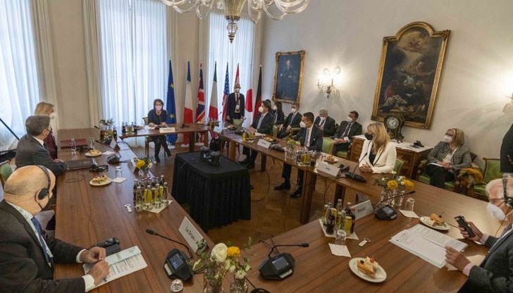 Това се казва в изявление на външните министри на Г-7