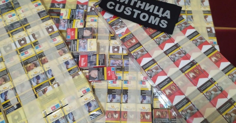 1950 кутии (39 000 къса) цигари, укрити в тайник на