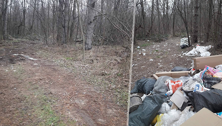 Боклуците са почистени след сигнал на Борислав Василев, подаден в