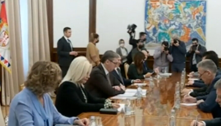 Посещението на Кирил Петков в Белград започна със среща със