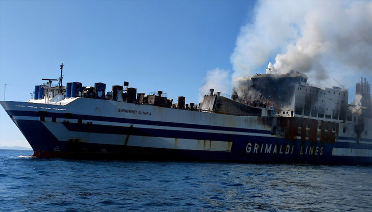 280 души бяха евакуирани.Общо на борда на ферибота са пътували
