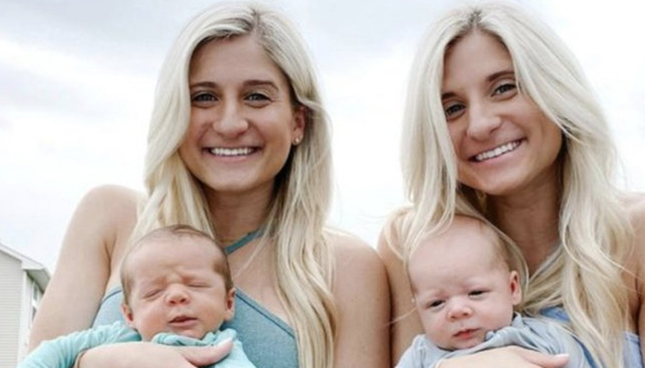 Бебетата са се появили с разлика само от два часа