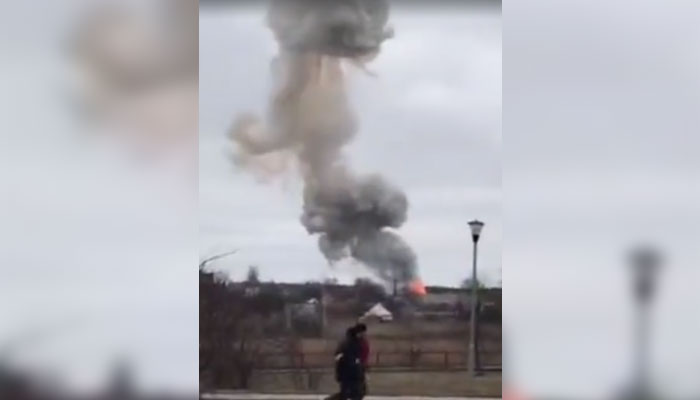 Нефтена база беше взривена в град Ахтирка, Сумска област.Това съобщи