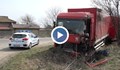 Челна катастрофа между два ТИР-а в село Радко Димитриево