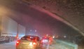 Колона от автомобили на Мойсеев баир заради снега и леда