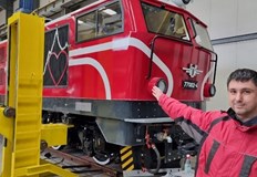 Трийсет и четири годишен дизелов локомотив от Родопската теснолинейка бе