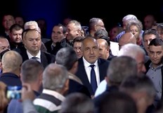 ПП ГЕРБ преизбра за председател на партията Бойко Борисов За гласуваха