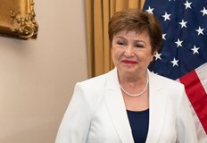 Ръководителят на МВФ заяви че войната в Украйна ще понижи