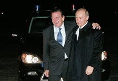 Бившият германски канцлер Герхард Шрьодер се срещна за няколко часа
