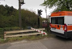 Трагичен инцидент се е разиграл днес на жп гара ПетричВлакът